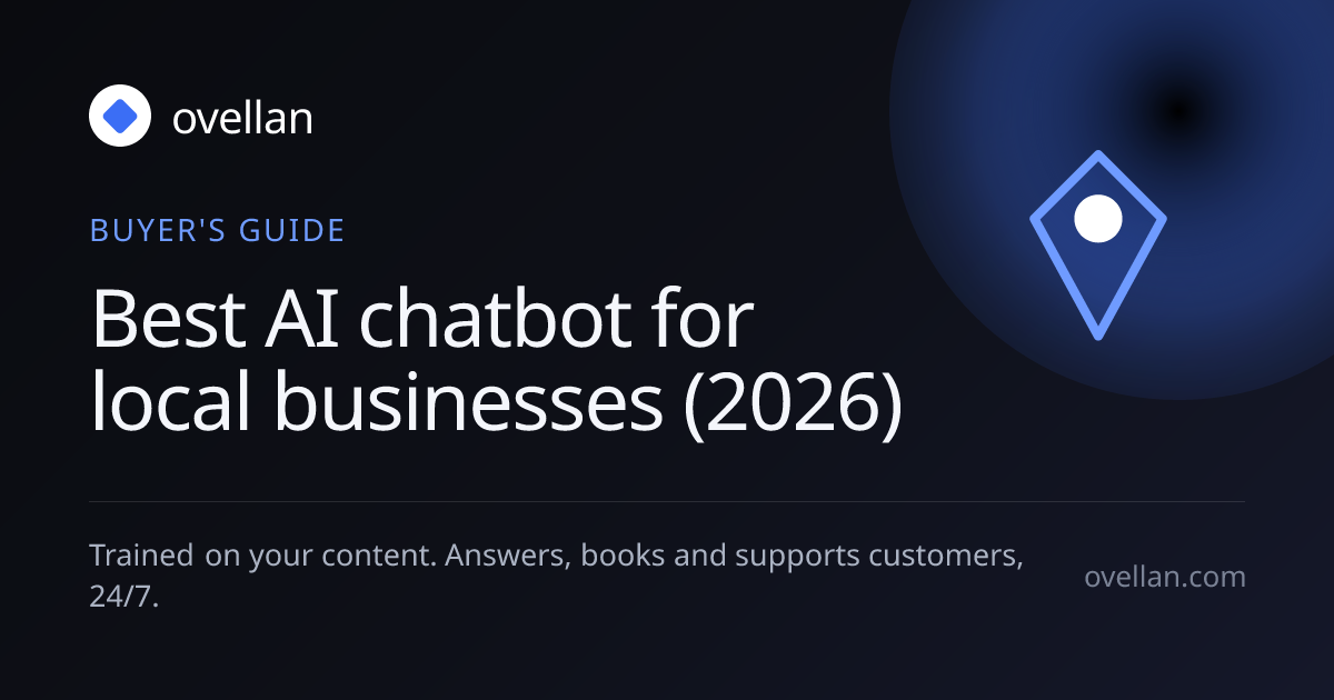 Best AI chatbot for local businesses (2026)