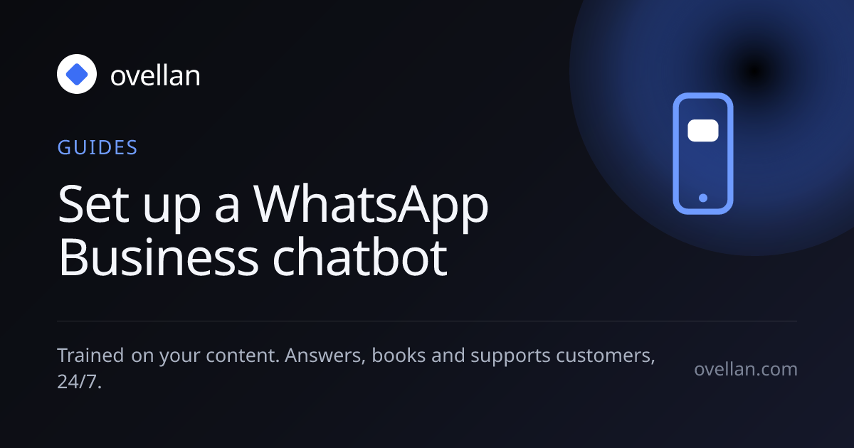 Set up a WhatsApp Business chatbot
