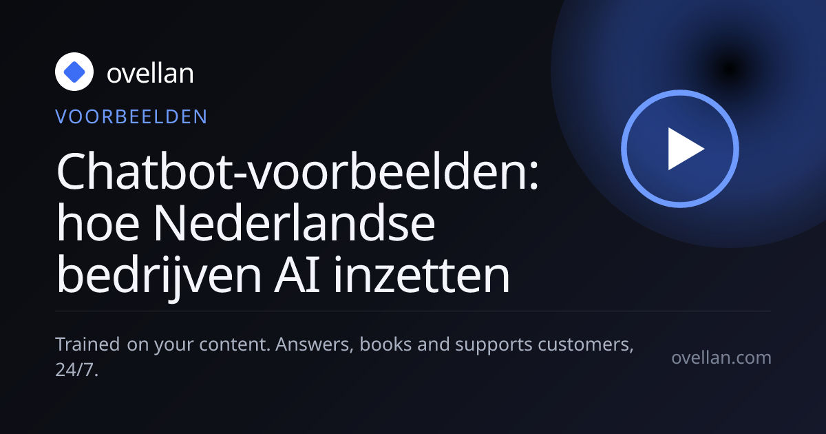 Chatbot-voorbeelden: hoe Nederlandse bedrijven AI inzetten