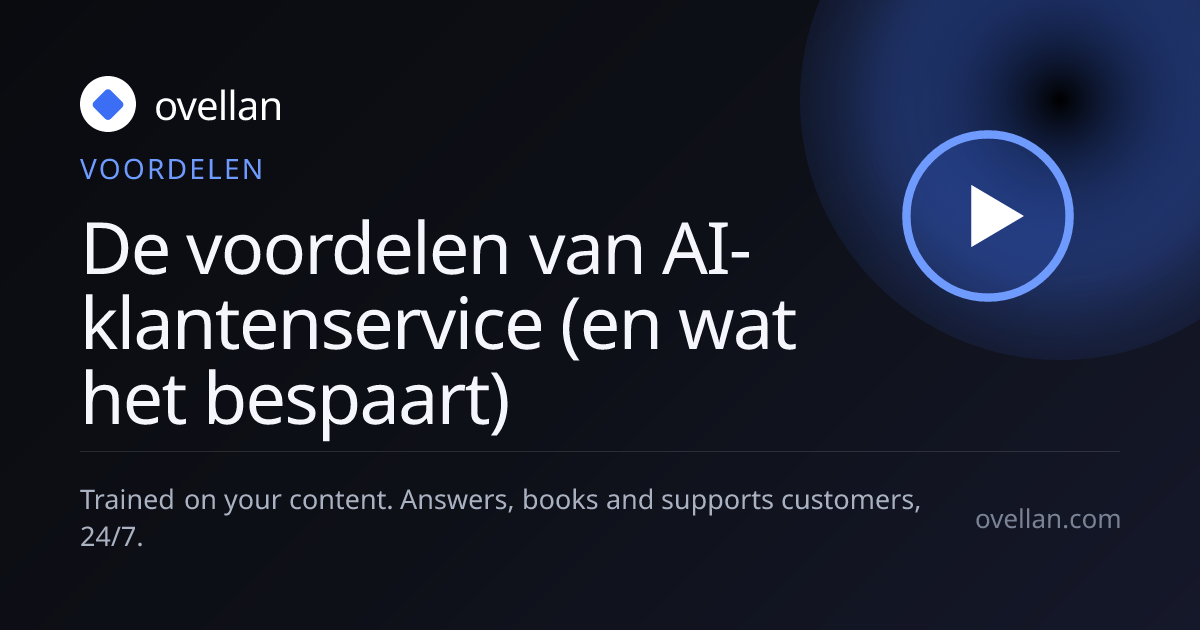 De voordelen van AI-klantenservice (en wat het bespaart)